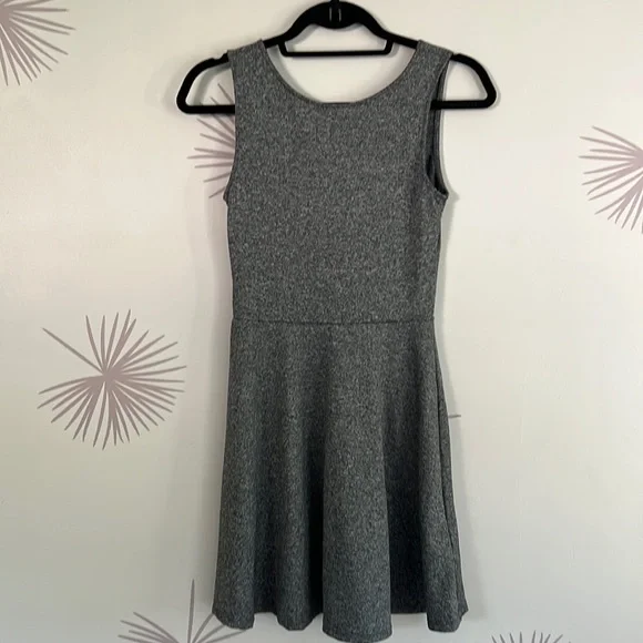 grey skater dresses Women's Halter Neck Short Cover-Up Dress
